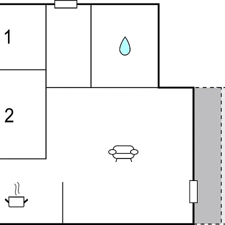 2 Bedroom Lovely In Сasa de vacaciones